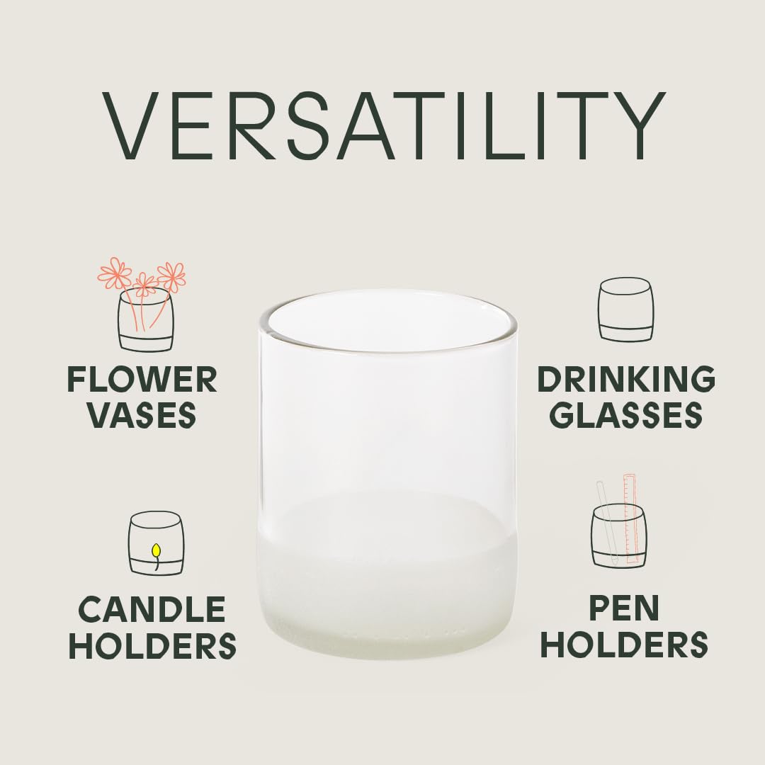 Clear (Set of 6) Drinking Glasses | 250 ML | 8.45 OZ