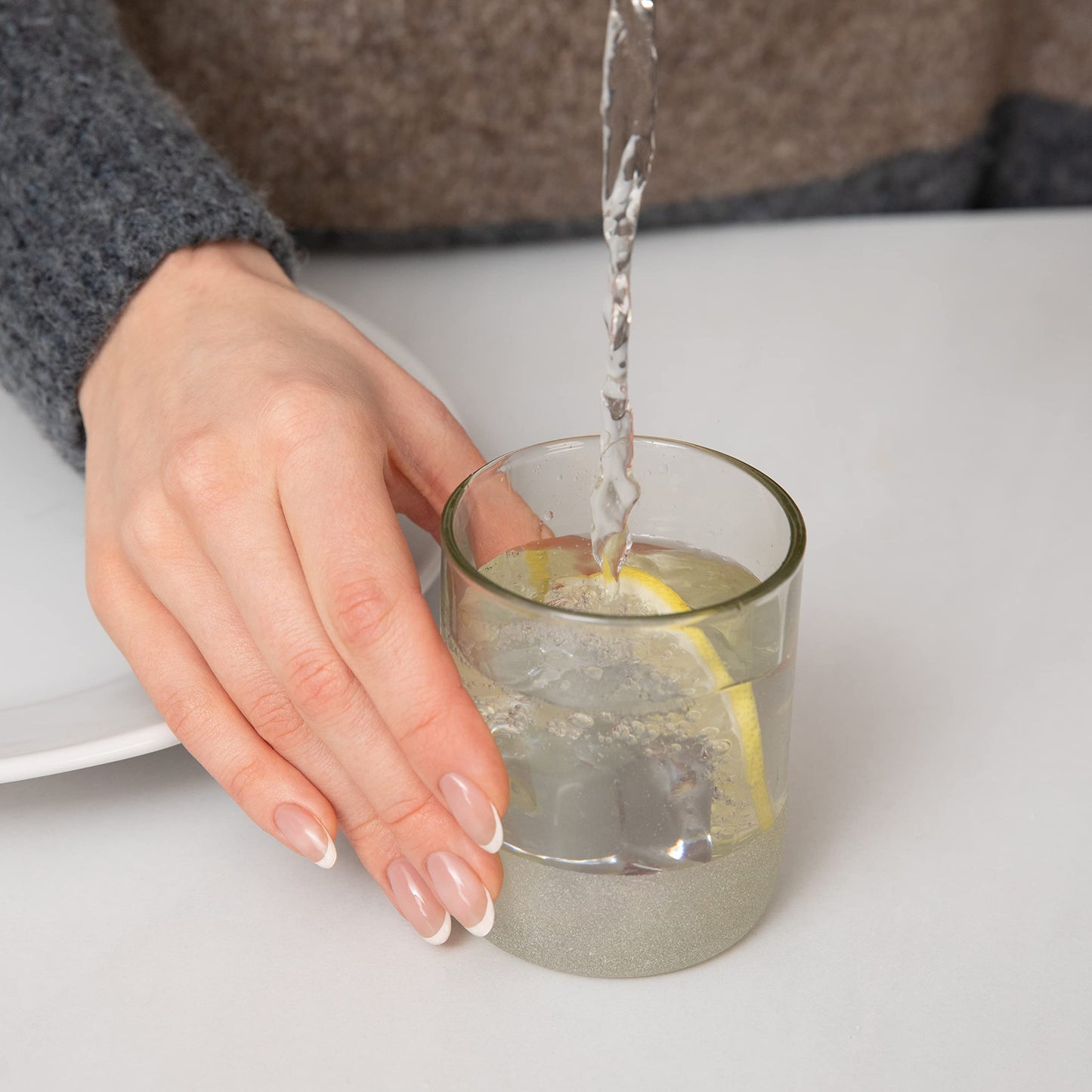 Clear (Set of 6) Drinking Glasses | 250 ML | 8.45 OZ