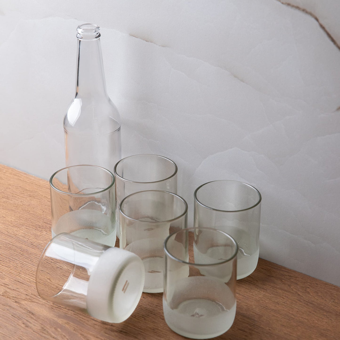 Clear (Set of 6) Drinking Glasses | 250 ML | 8.45 OZ