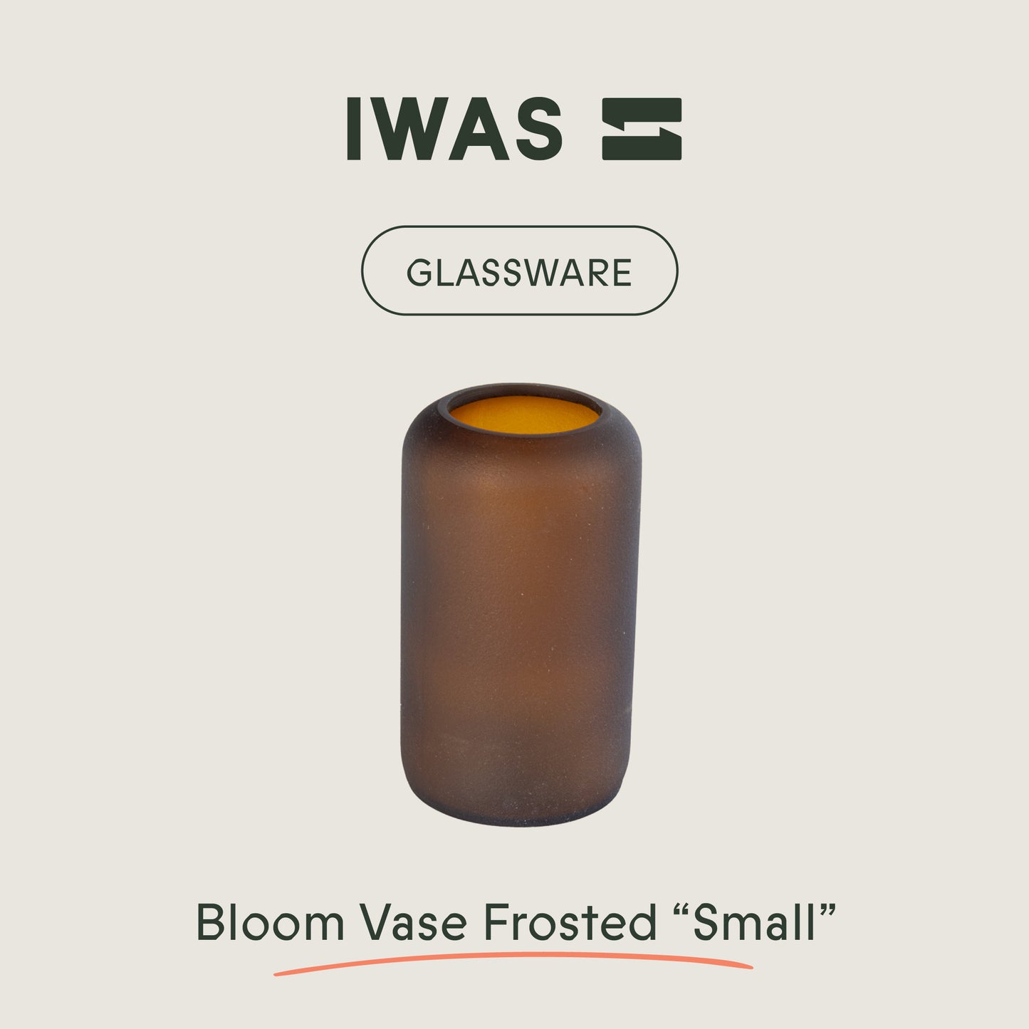UPcycled Vaas Bloom Frosted "Small" - Duurzame woondecoratie