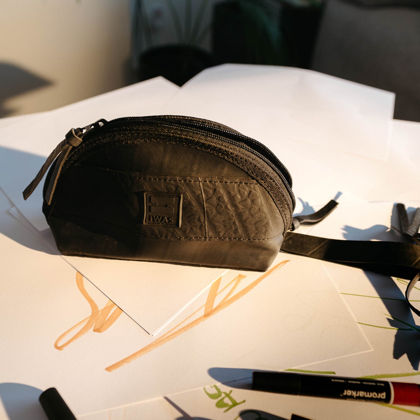 UPcycled "Rubber" Mulfticunctional Pouch - Handmade - Sustainable & Eco-Friendly Accessory