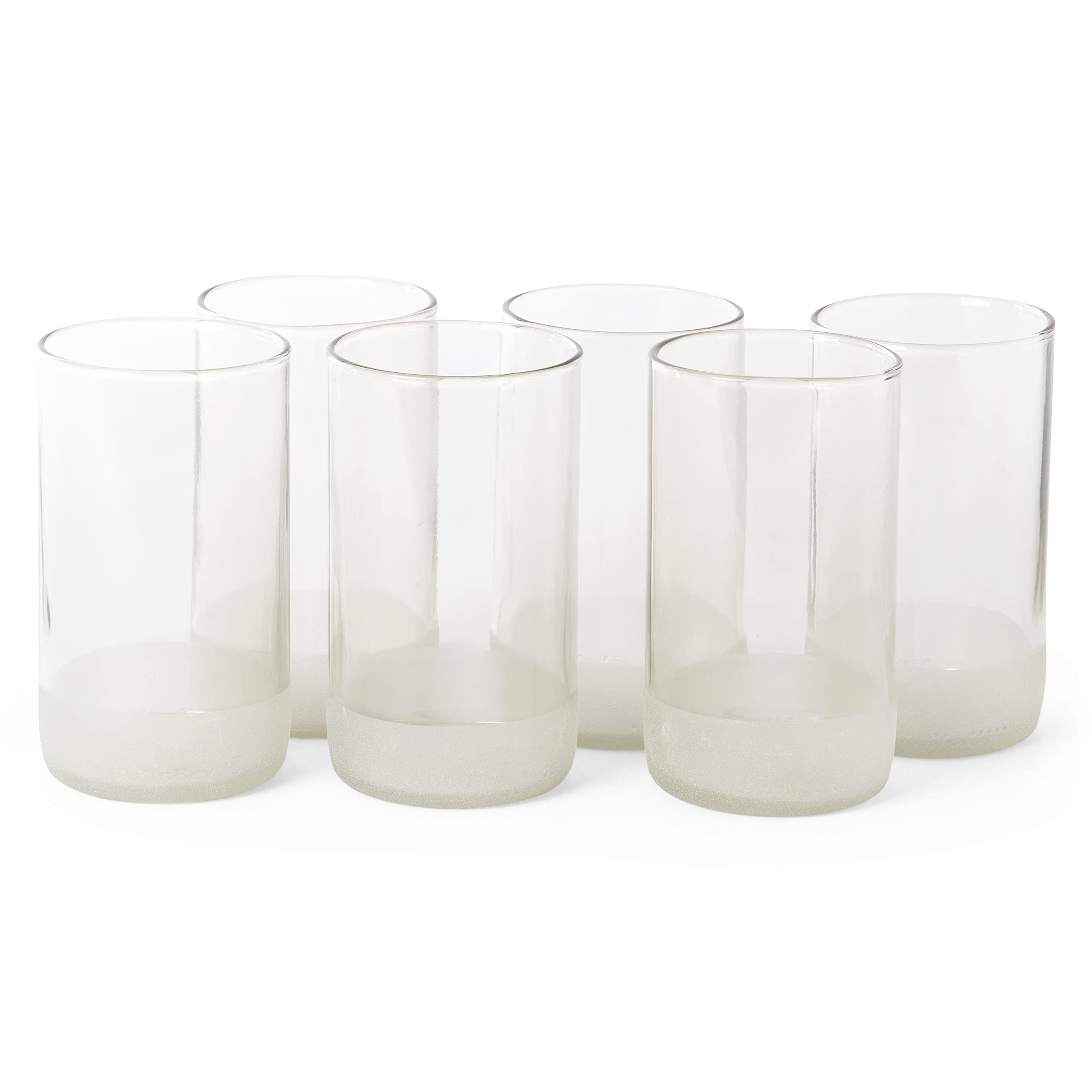 Hoge, heldere (set van 6) drinkglazen | 350 ml | 12 ons