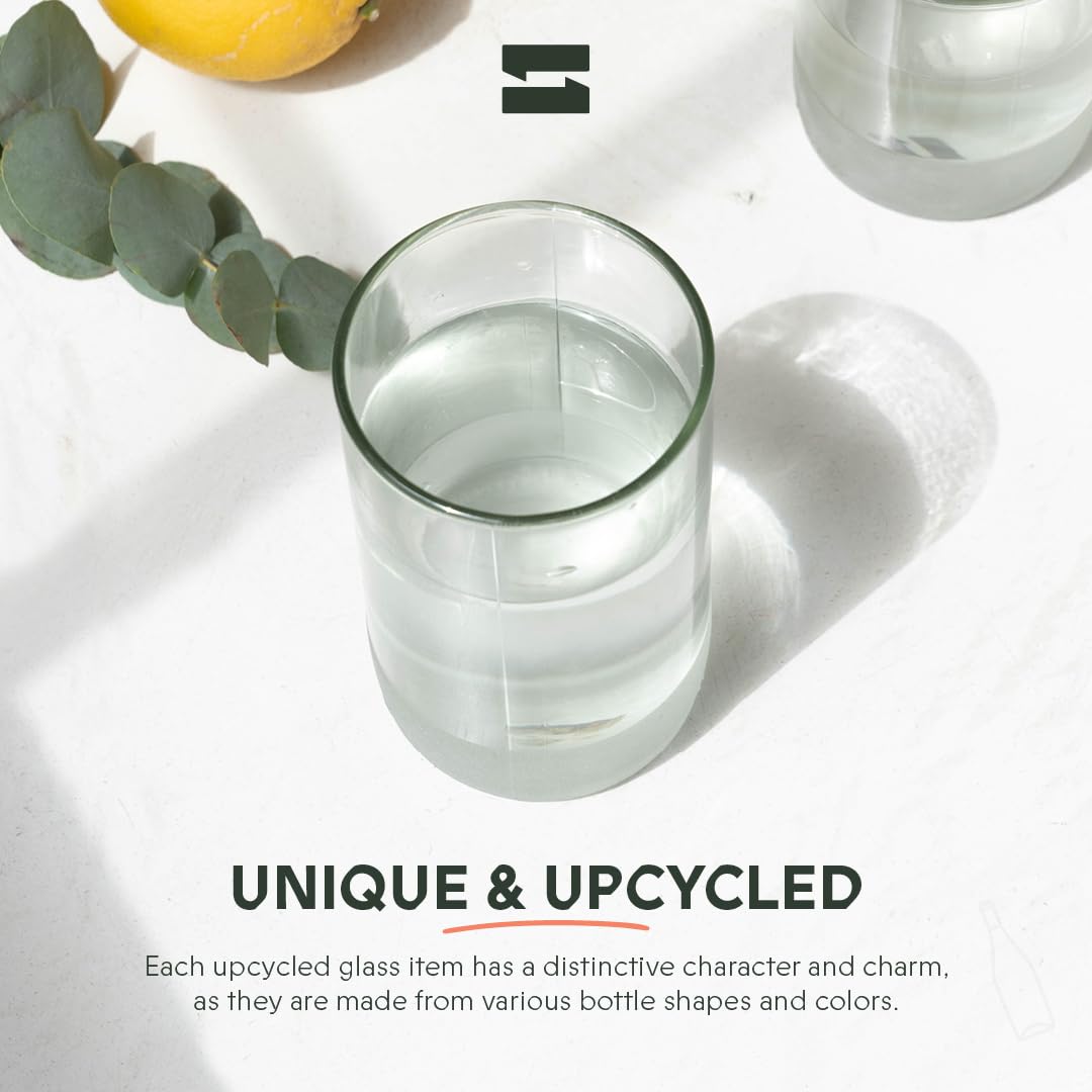 Hoge, heldere (set van 6) drinkglazen | 350 ml | 12 ons