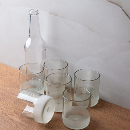 Verres à boire transparents (lot de 6) | 250 ML | 8,45 onces