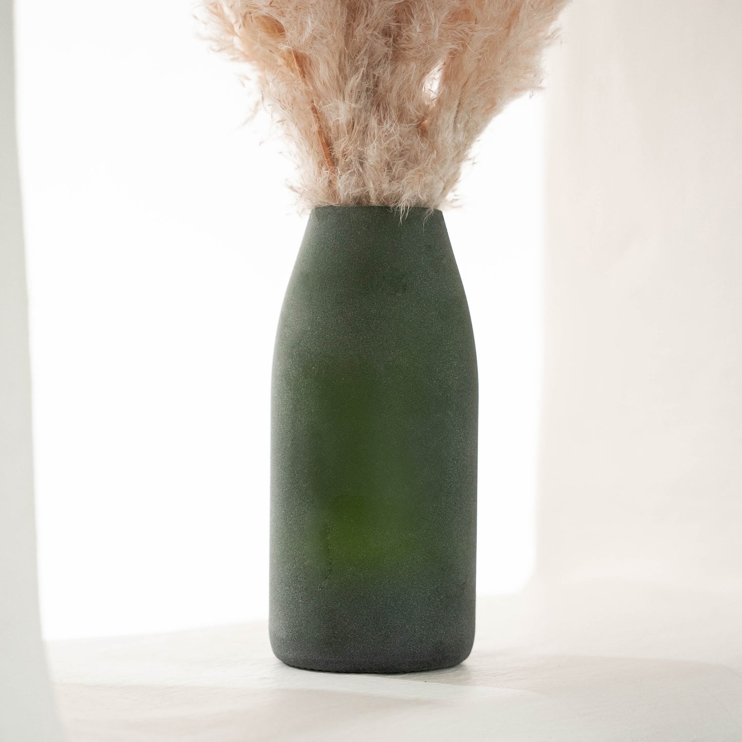 Vase UPcycled Champagne « Vert » - Décoration intérieure durable