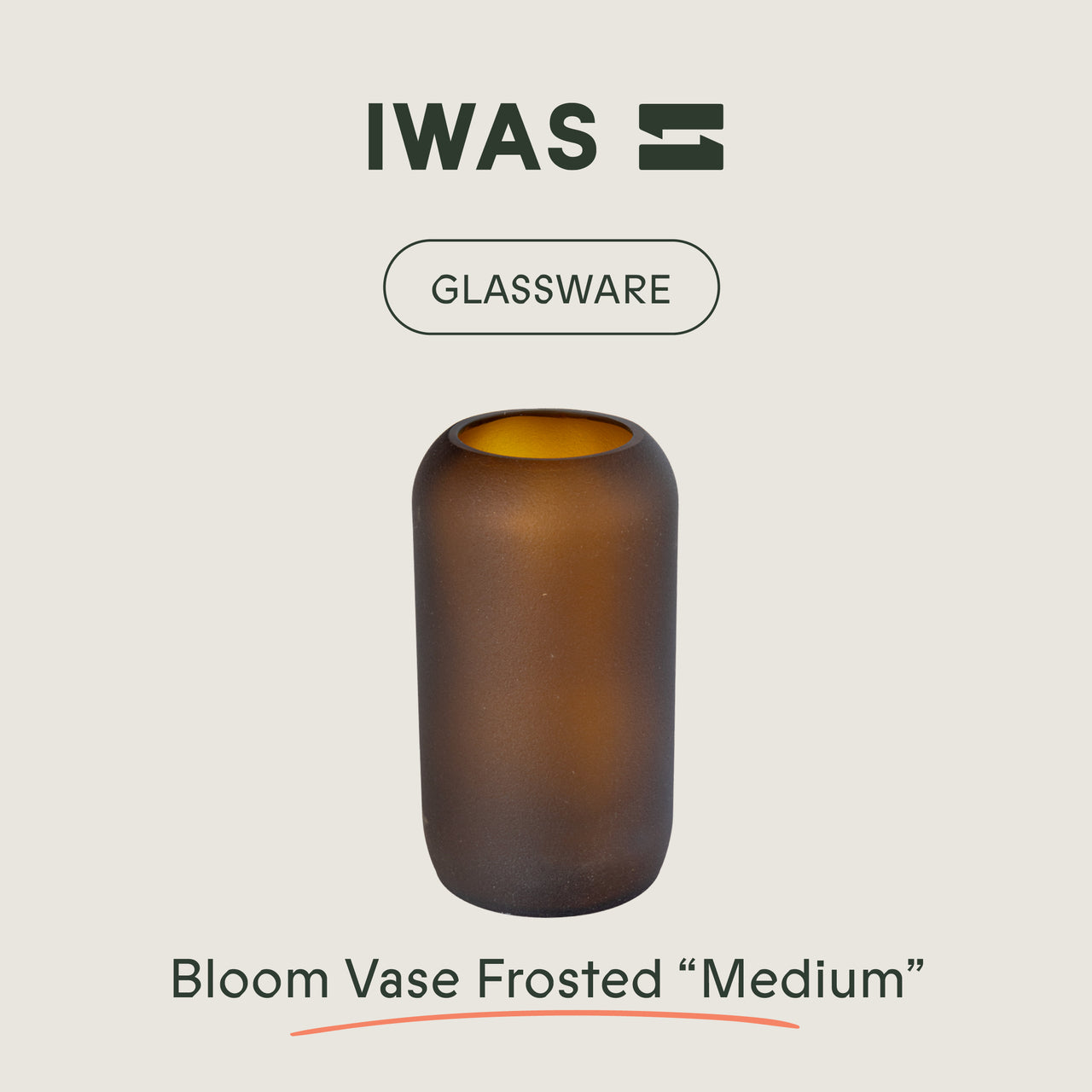UPcycled Vase Bloom Frosted 