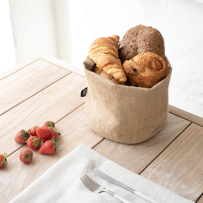 Corbeille à pain UPcycled - Faite à la main - Rangement de cuisine durable et écologique