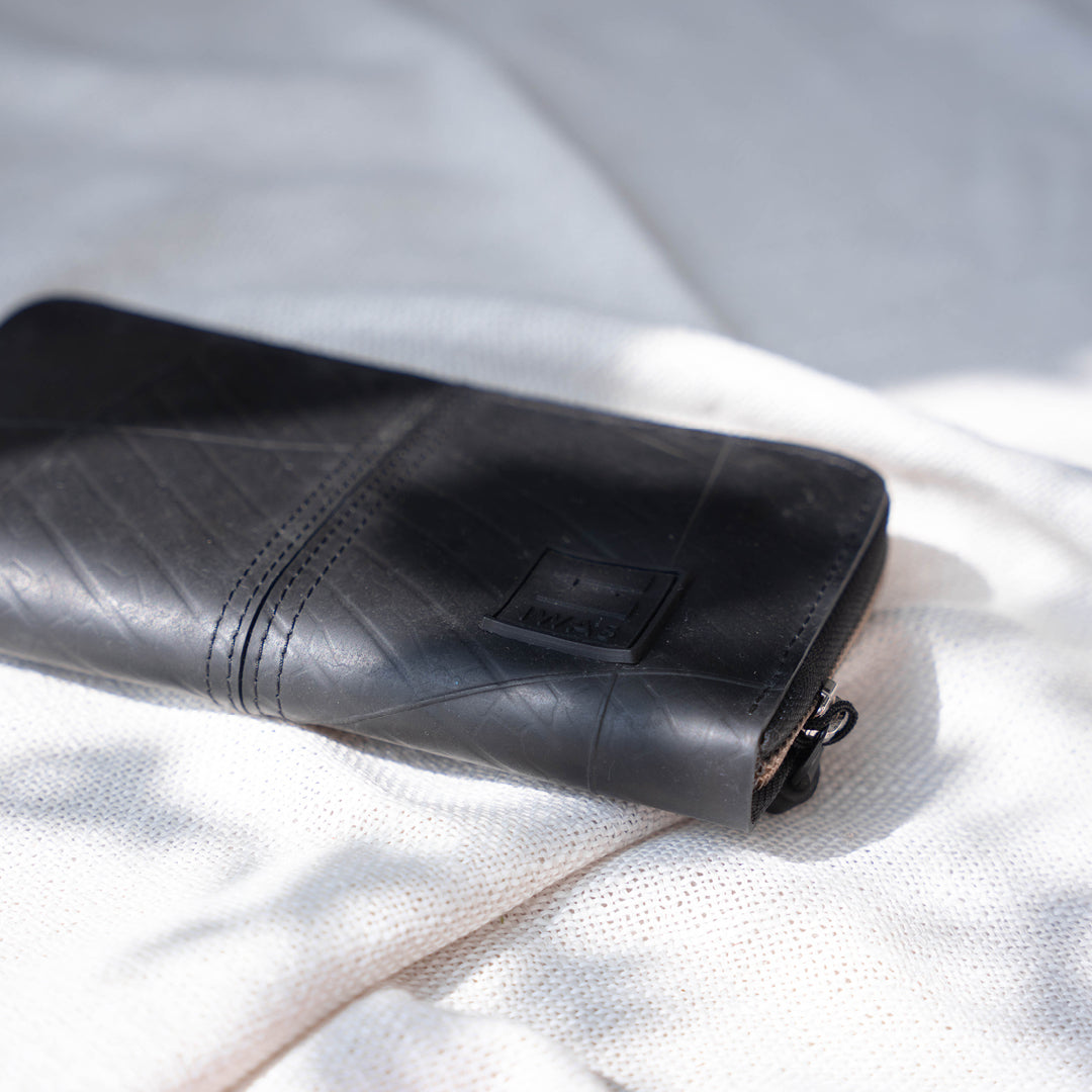 UPcycled "Rubber" Large Wallet - Handmade - Sustainable & Eco-Friendly Accessory