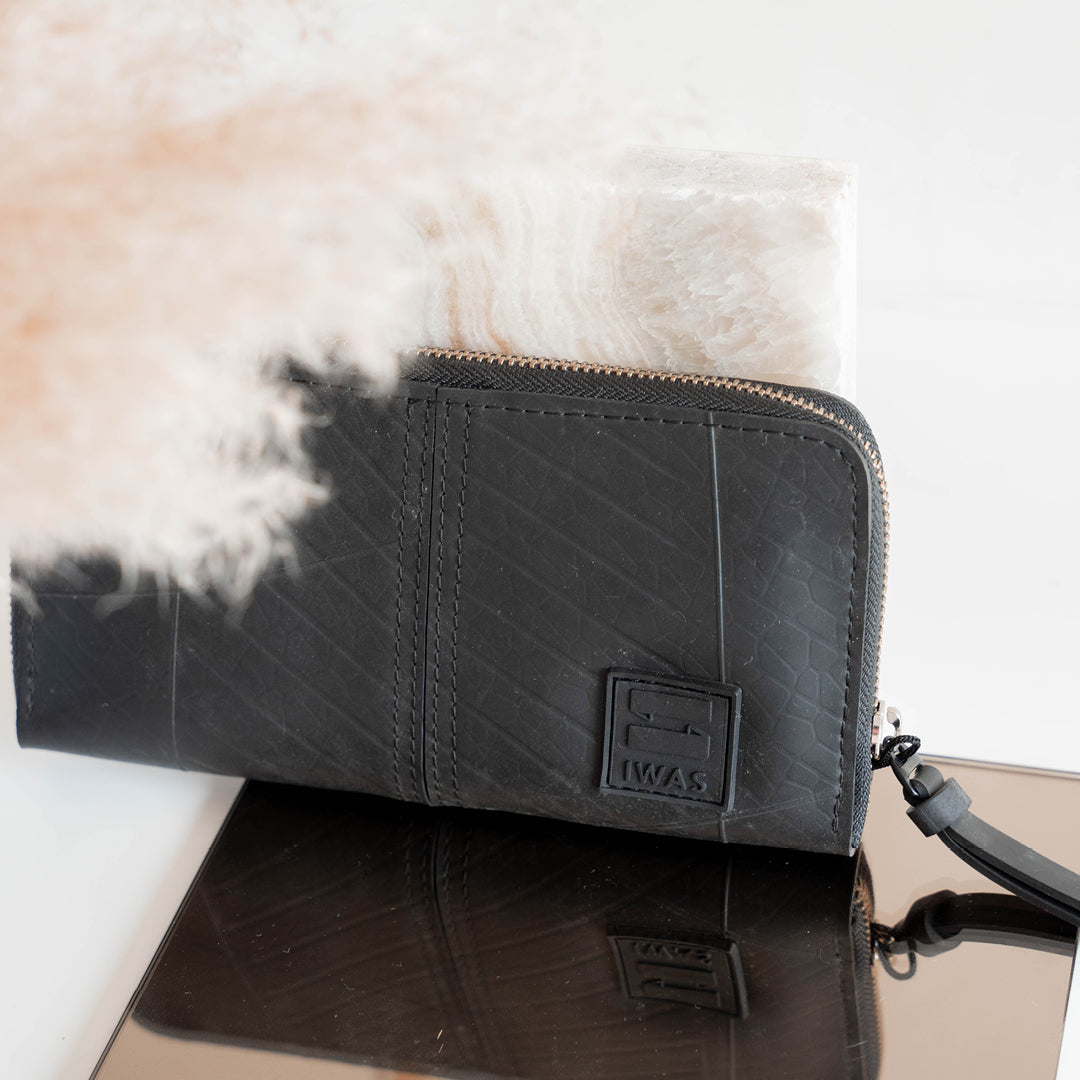 UPcycled "Rubber" Large Wallet - Handmade - Sustainable & Eco-Friendly Accessory