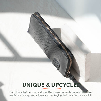 Grand portefeuille UPcycled « Rubber » - Fait main - Accessoire durable et respectueux de l’environnement