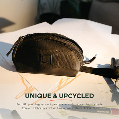 UPcycled  "Rubber" Mulfticunctional Pouch - Handmade - Sustainable & Eco-Friendly Accessory